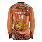 Perth Scorchers NAIDOC Week 2026 Custom Long Sleeve Shirt 50 Years Deadly Indigenous Art Glitter Effect