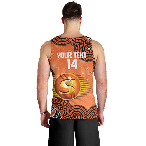 Perth Scorchers NAIDOC Week 2026 Custom Men Tank Top 50 Years Deadly Indigenous Art Glitter Effect