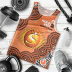 Perth Scorchers NAIDOC Week 2026 Custom Men Tank Top 50 Years Deadly Indigenous Art Glitter Effect