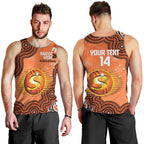 Perth Scorchers NAIDOC Week 2026 Custom Men Tank Top 50 Years Deadly Indigenous Art Glitter Effect