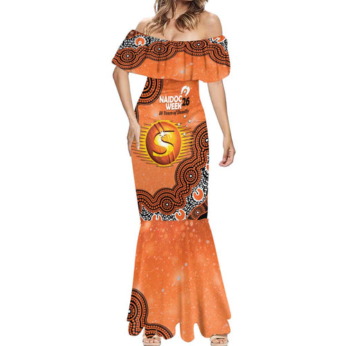 Perth Scorchers NAIDOC Week 2026 Custom Mermaid Dress 50 Years Deadly Indigenous Art Glitter Effect