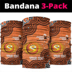 Perth Scorchers NAIDOC Week 2026 Custom Neck Gaiter 50 Years Deadly Indigenous Art Glitter Effect