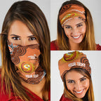 Perth Scorchers NAIDOC Week 2026 Custom Neck Gaiter 50 Years Deadly Indigenous Art Glitter Effect