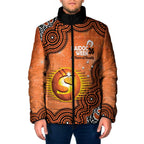 Perth Scorchers NAIDOC Week 2026 Custom Padded Jacket 50 Years Deadly Indigenous Art Glitter Effect