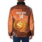 Perth Scorchers NAIDOC Week 2026 Custom Padded Jacket 50 Years Deadly Indigenous Art Glitter Effect