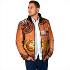 Perth Scorchers NAIDOC Week 2026 Custom Padded Jacket 50 Years Deadly Indigenous Art Glitter Effect