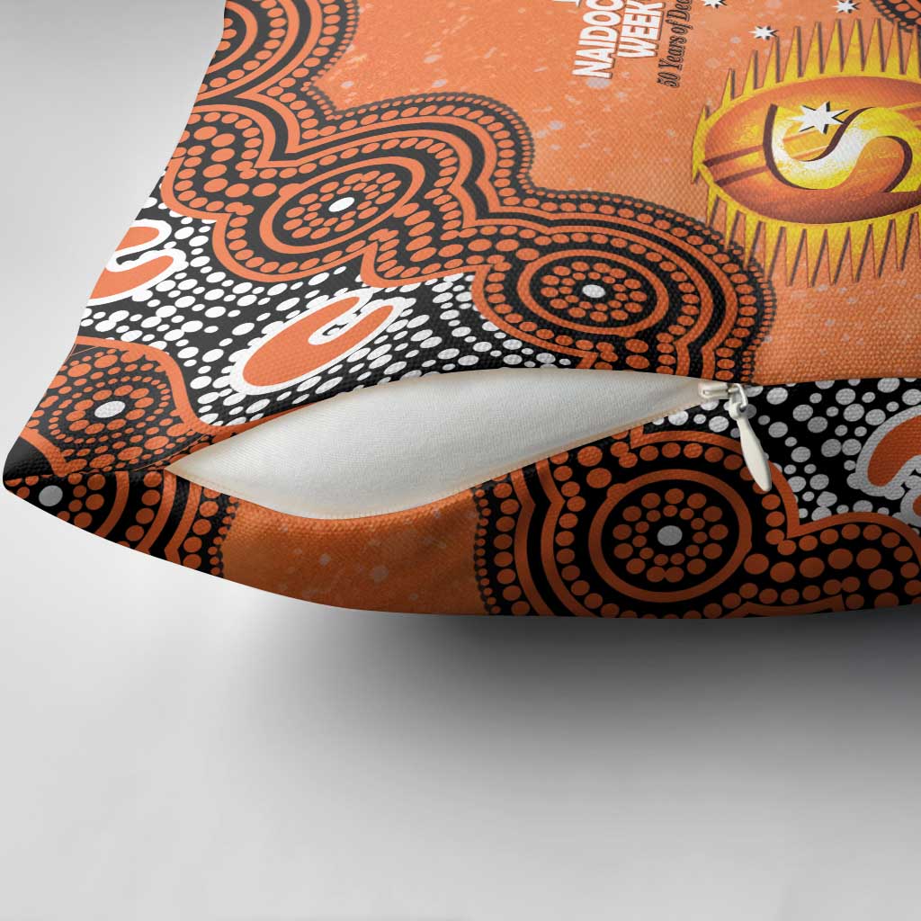 Perth Scorchers NAIDOC Week 2026 Custom Pillow Cover 50 Years Deadly Indigenous Art Glitter Effect