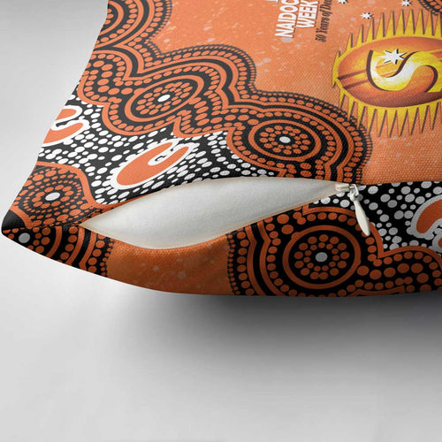 Perth Scorchers NAIDOC Week 2026 Custom Pillow Cover 50 Years Deadly Indigenous Art Glitter Effect