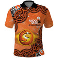 Perth Scorchers NAIDOC Week 2026 Custom Polo Shirt 50 Years Deadly Indigenous Art Glitter Effect