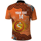 Perth Scorchers NAIDOC Week 2026 Custom Polo Shirt 50 Years Deadly Indigenous Art Glitter Effect