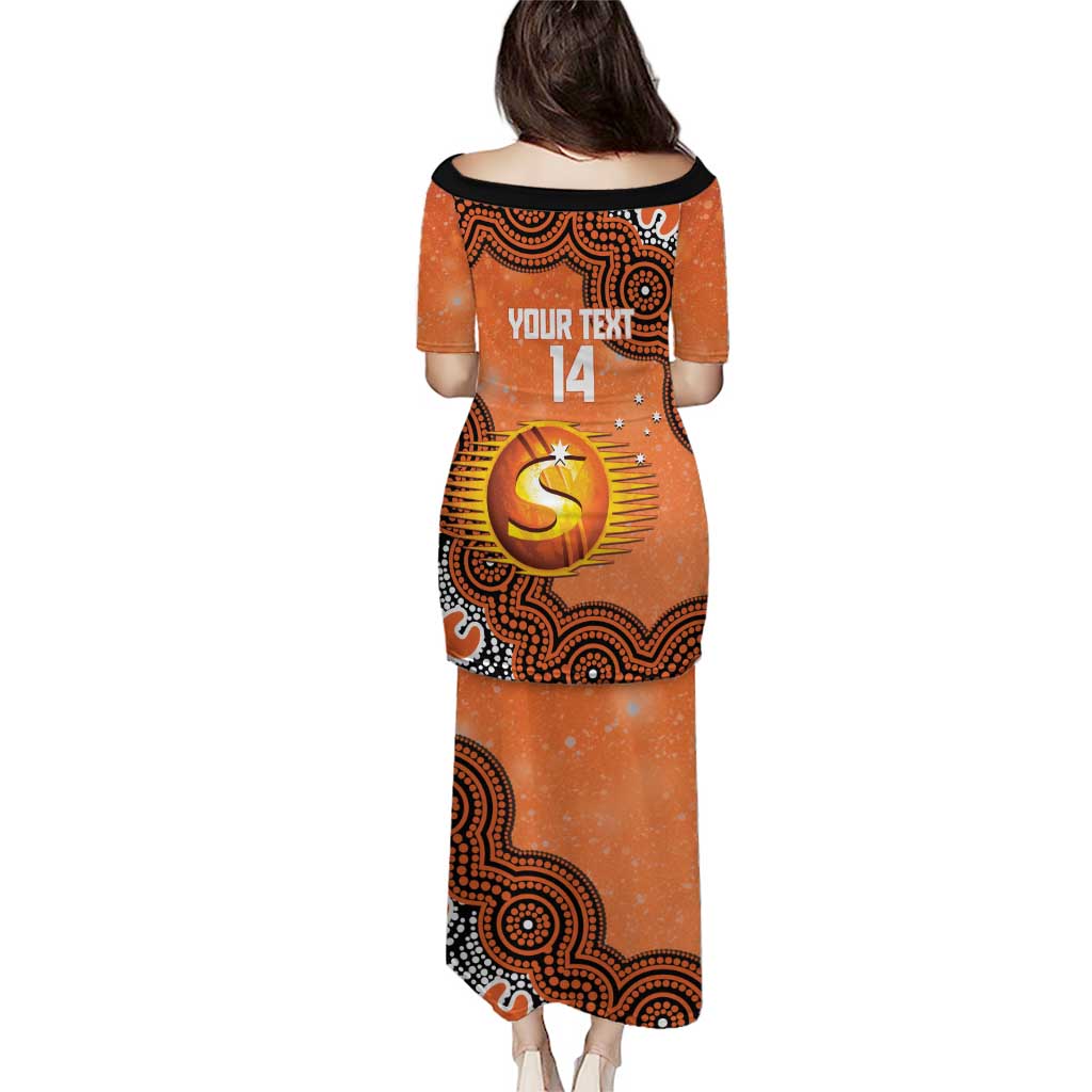 Perth Scorchers NAIDOC Week 2026 Custom Puletasi 50 Years Deadly Indigenous Art Glitter Effect