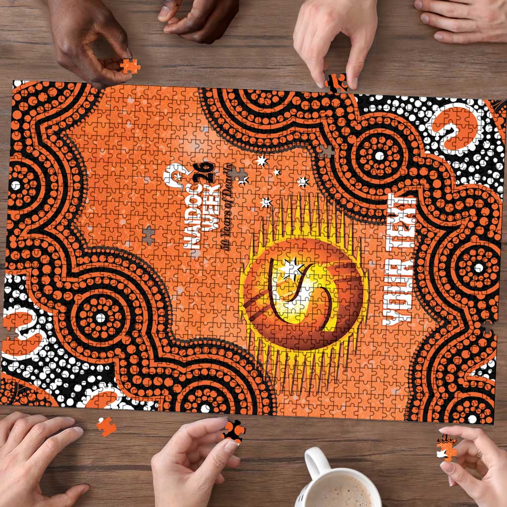 Perth Scorchers NAIDOC Week 2026 Custom Puzzle 50 Years Deadly Indigenous Art Glitter Effect