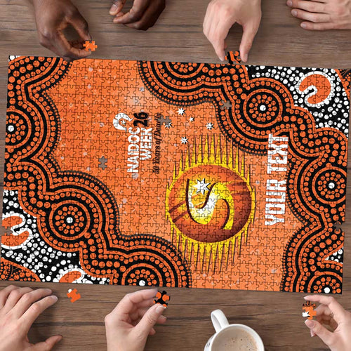 Perth Scorchers NAIDOC Week 2026 Custom Puzzle 50 Years Deadly Indigenous Art Glitter Effect