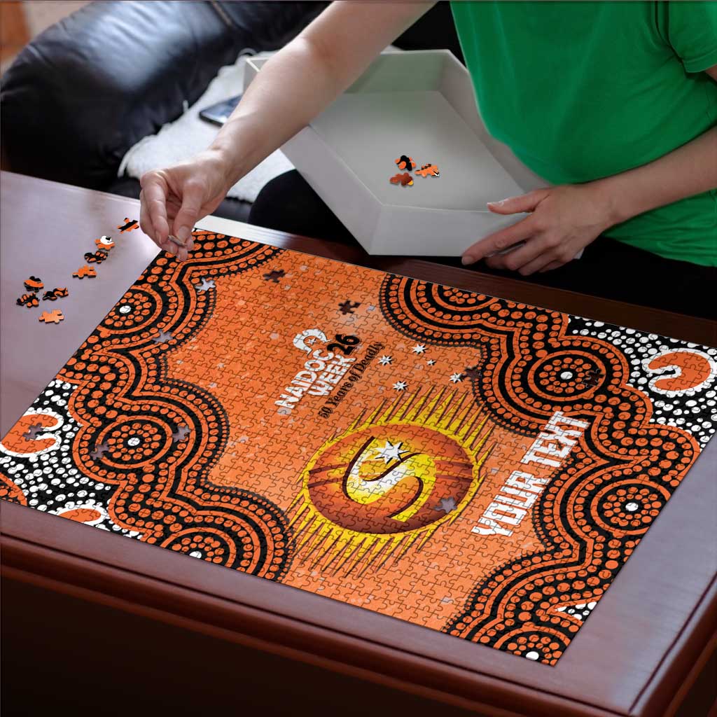 Perth Scorchers NAIDOC Week 2026 Custom Puzzle 50 Years Deadly Indigenous Art Glitter Effect