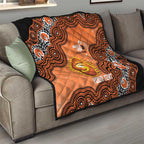 Perth Scorchers NAIDOC Week 2026 Custom Quilt 50 Years Deadly Indigenous Art Glitter Effect