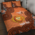 Perth Scorchers NAIDOC Week 2026 Custom Quilt Bed Set 50 Years Deadly Indigenous Art Glitter Effect
