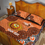 Perth Scorchers NAIDOC Week 2026 Custom Quilt Bed Set 50 Years Deadly Indigenous Art Glitter Effect