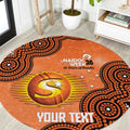 Perth Scorchers NAIDOC Week 2026 Custom Round Carpet 50 Years Deadly Indigenous Art Glitter Effect