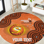 Perth Scorchers NAIDOC Week 2026 Custom Round Carpet 50 Years Deadly Indigenous Art Glitter Effect