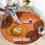 Perth Scorchers NAIDOC Week 2026 Custom Round Carpet 50 Years Deadly Indigenous Art Glitter Effect