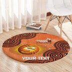 Perth Scorchers NAIDOC Week 2026 Custom Round Carpet 50 Years Deadly Indigenous Art Glitter Effect
