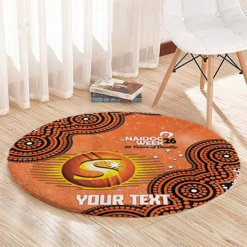 Perth Scorchers NAIDOC Week 2026 Custom Round Carpet 50 Years Deadly Indigenous Art Glitter Effect