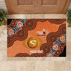 Perth Scorchers NAIDOC Week 2026 Custom Rubber Doormat 50 Years Deadly Indigenous Art Glitter Effect