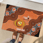 Perth Scorchers NAIDOC Week 2026 Custom Rubber Doormat 50 Years Deadly Indigenous Art Glitter Effect