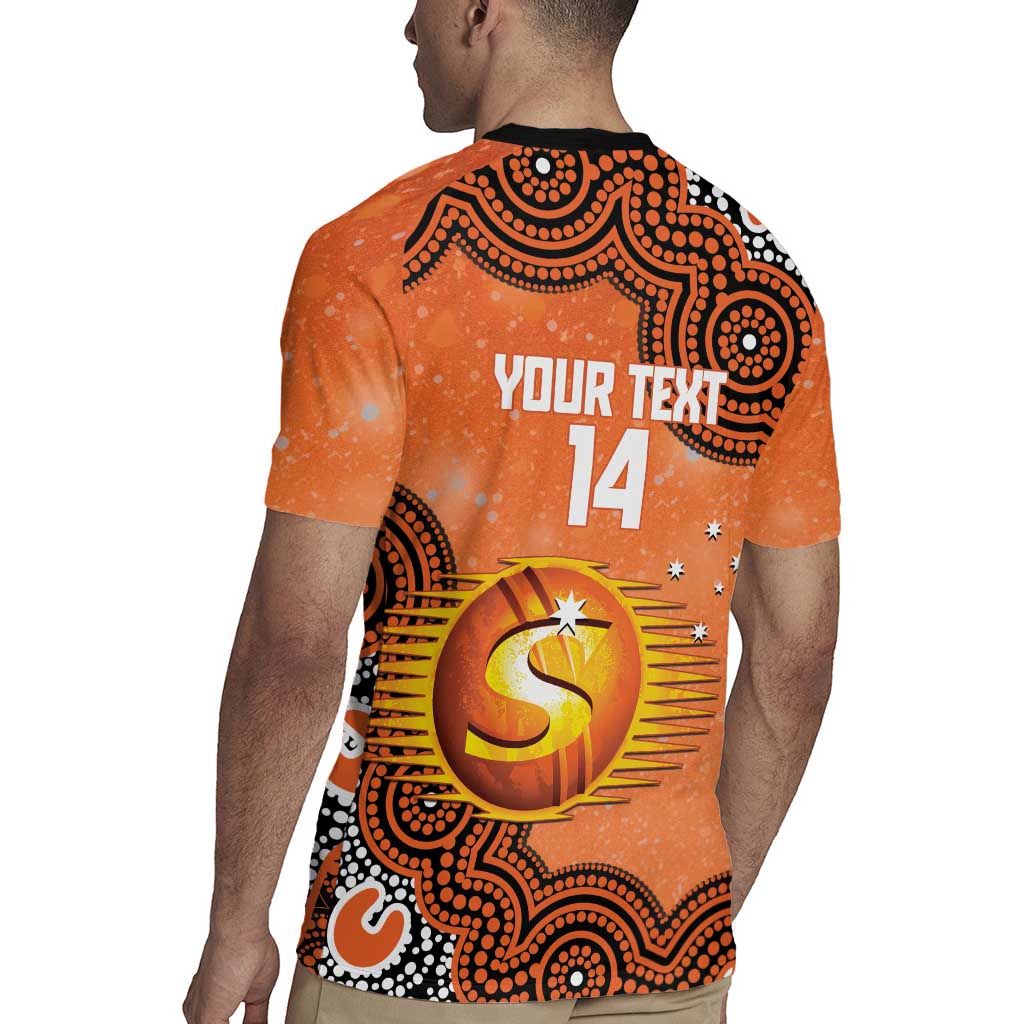 Perth Scorchers NAIDOC Week 2026 Custom Rugby Jersey 50 Years Deadly Indigenous Art Glitter Effect