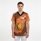 Perth Scorchers NAIDOC Week 2026 Custom Scrub Top 50 Years Deadly Indigenous Art Glitter Effect