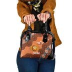 Perth Scorchers NAIDOC Week 2026 Custom Shoulder Handbag 50 Years Deadly Indigenous Art Glitter Effect