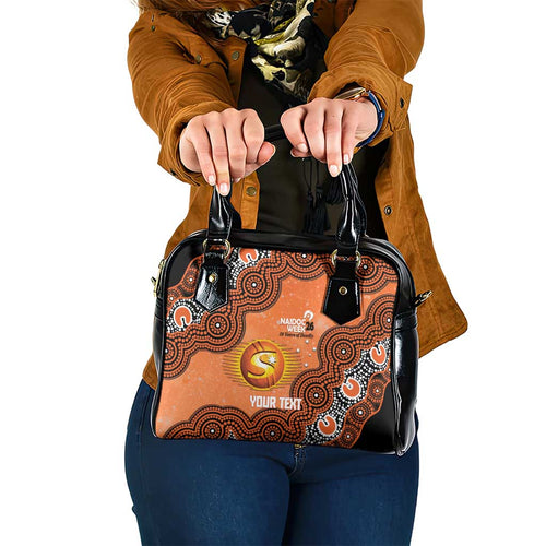 Perth Scorchers NAIDOC Week 2026 Custom Shoulder Handbag 50 Years Deadly Indigenous Art Glitter Effect
