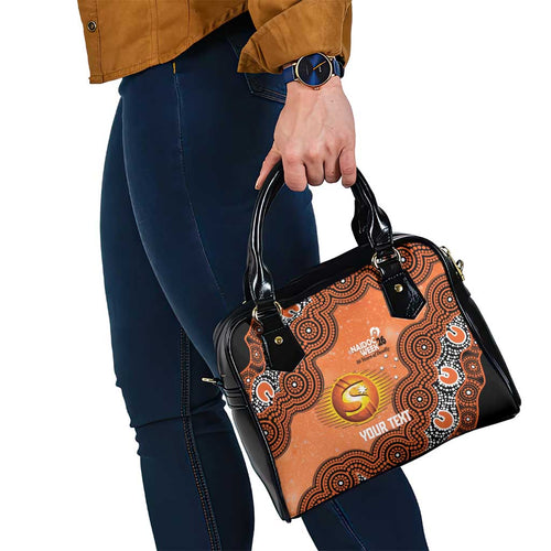 Perth Scorchers NAIDOC Week 2026 Custom Shoulder Handbag 50 Years Deadly Indigenous Art Glitter Effect