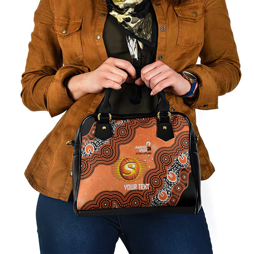 Perth Scorchers NAIDOC Week 2026 Custom Shoulder Handbag 50 Years Deadly Indigenous Art Glitter Effect