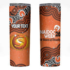 Perth Scorchers NAIDOC Week 2026 Custom Skinny Tumbler 50 Years Deadly Indigenous Art Glitter Effect