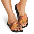 Perth Scorchers NAIDOC Week 2026 Custom Slide Sandals 50 Years Deadly Indigenous Art Glitter Effect