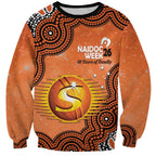 Perth Scorchers NAIDOC Week 2026 Custom Sweatshirt 50 Years Deadly Indigenous Art Glitter Effect