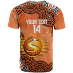 Perth Scorchers NAIDOC Week 2026 Custom T Shirt 50 Years Deadly Indigenous Art Glitter Effect