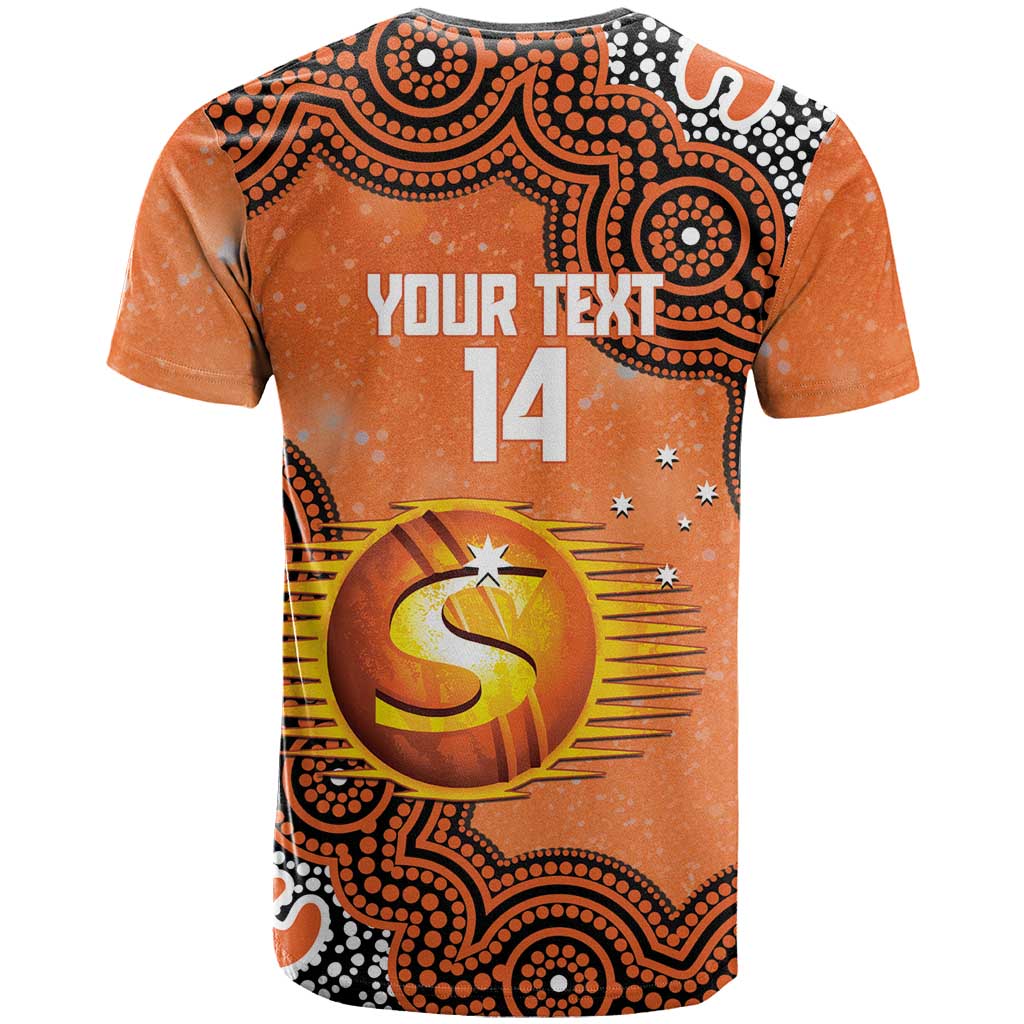 Perth Scorchers NAIDOC Week 2026 Custom T Shirt 50 Years Deadly Indigenous Art Glitter Effect