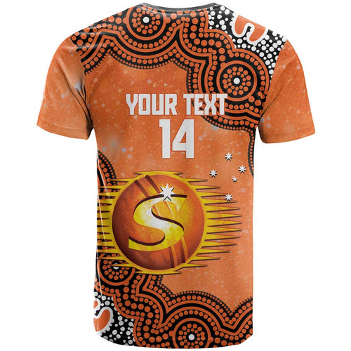 Perth Scorchers NAIDOC Week 2026 Custom T Shirt 50 Years Deadly Indigenous Art Glitter Effect