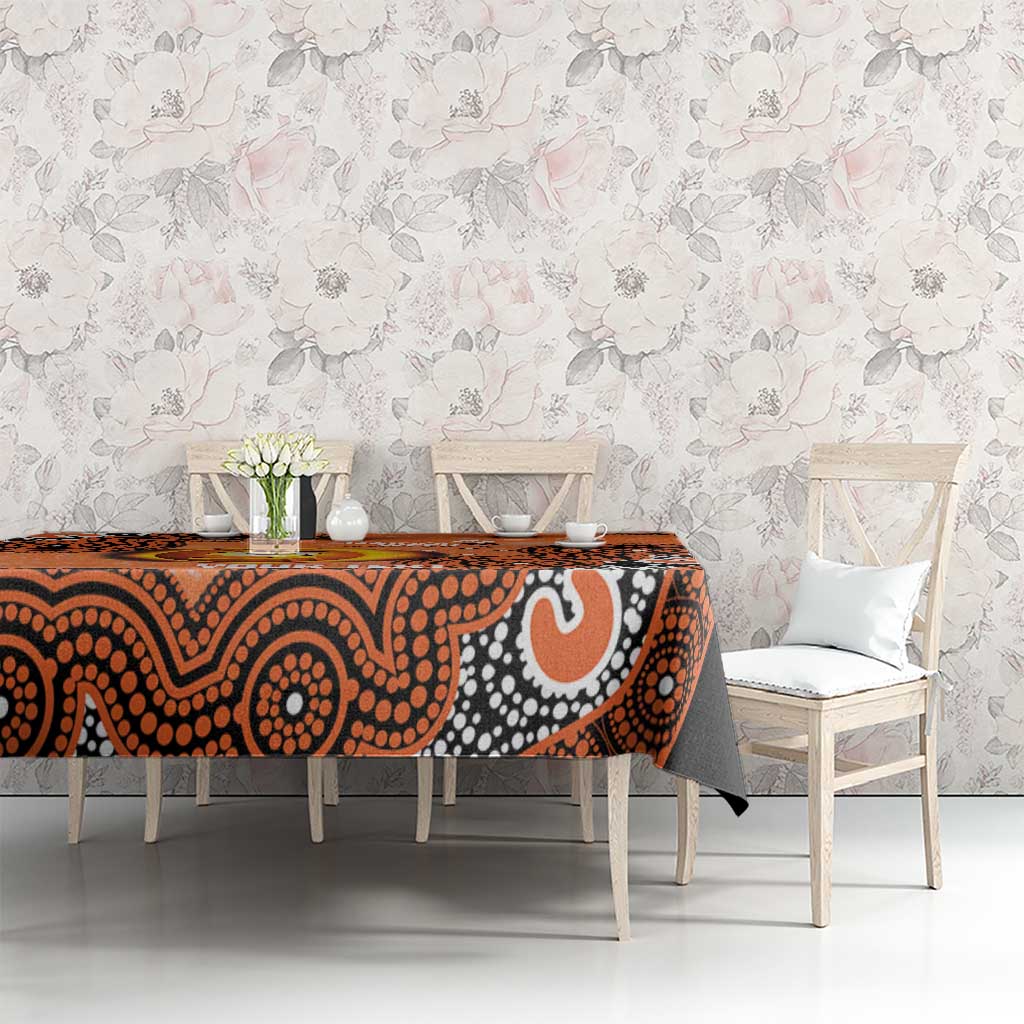 Perth Scorchers NAIDOC Week 2026 Custom Tablecloth 50 Years Deadly Indigenous Art Glitter Effect