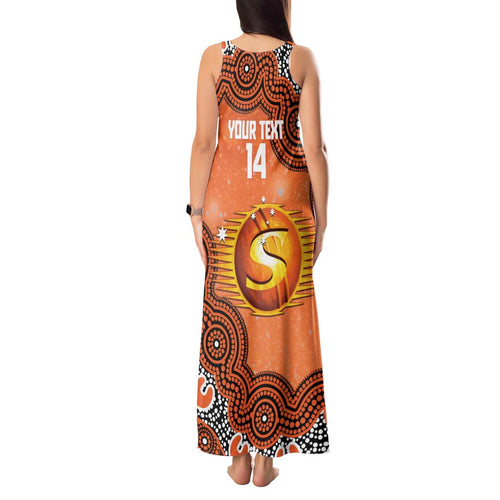 Perth Scorchers NAIDOC Week 2026 Custom Tank Maxi Dress 50 Years Deadly Indigenous Art Glitter Effect