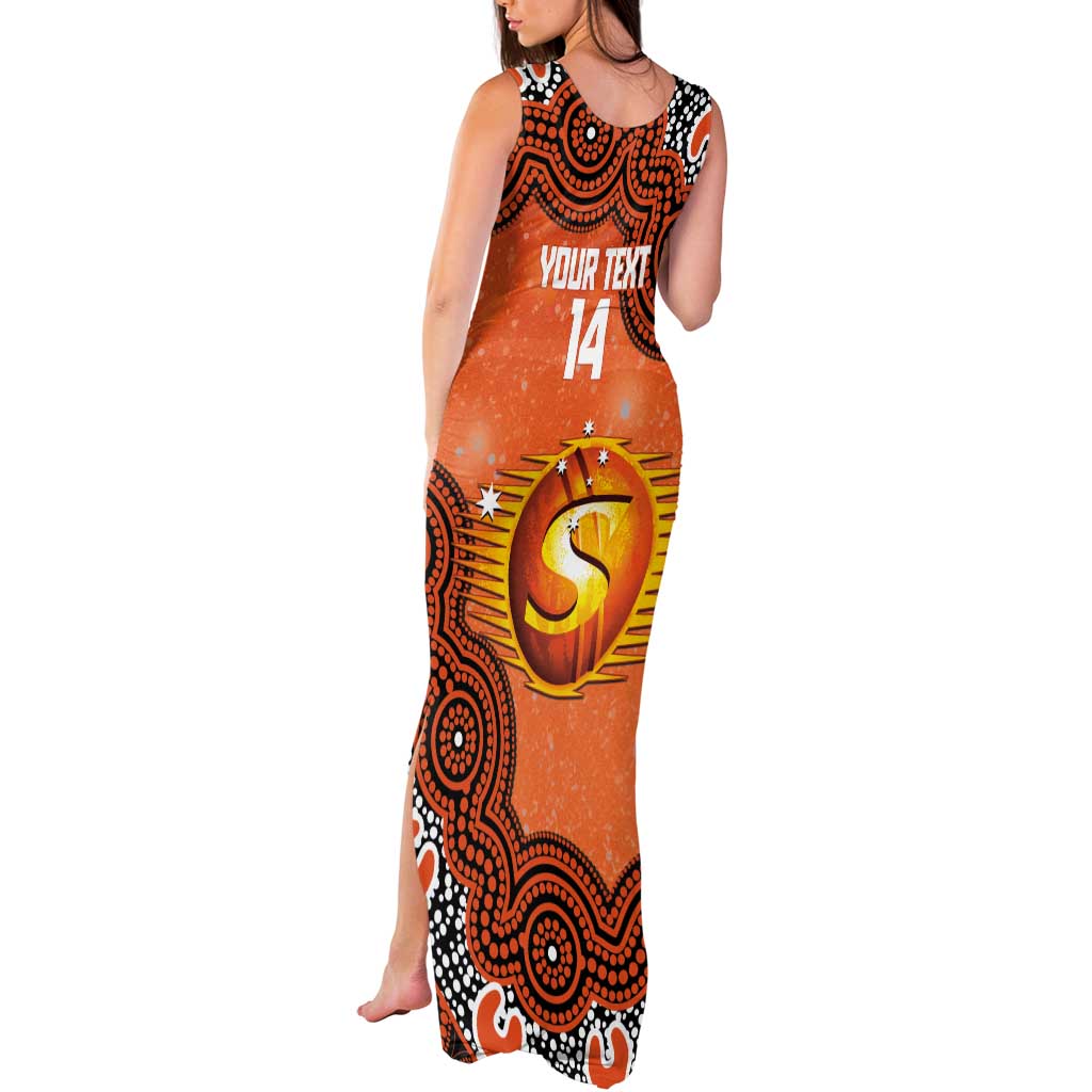 Perth Scorchers NAIDOC Week 2026 Custom Tank Maxi Dress 50 Years Deadly Indigenous Art Glitter Effect