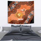 Perth Scorchers NAIDOC Week 2026 Custom Tapestry 50 Years Deadly Indigenous Art Glitter Effect