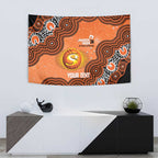 Perth Scorchers NAIDOC Week 2026 Custom Tapestry 50 Years Deadly Indigenous Art Glitter Effect