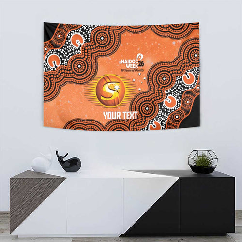 Perth Scorchers NAIDOC Week 2026 Custom Tapestry 50 Years Deadly Indigenous Art Glitter Effect