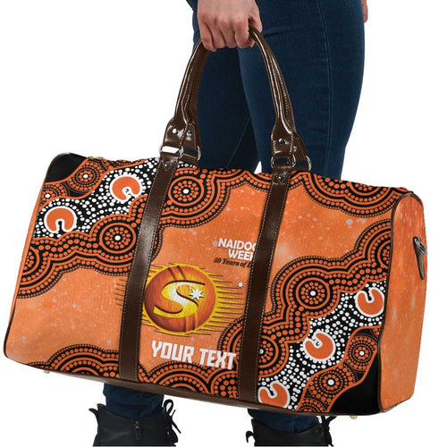 Perth Scorchers NAIDOC Week 2026 Custom Travel Bag 50 Years Deadly Indigenous Art Glitter Effect