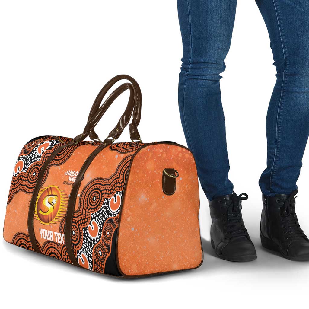 Perth Scorchers NAIDOC Week 2026 Custom Travel Bag 50 Years Deadly Indigenous Art Glitter Effect