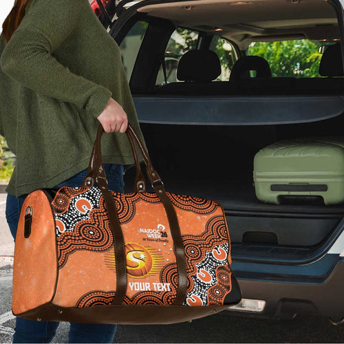 Perth Scorchers NAIDOC Week 2026 Custom Travel Bag 50 Years Deadly Indigenous Art Glitter Effect