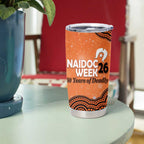 Perth Scorchers NAIDOC Week 2026 Custom Tumbler Cup 50 Years Deadly Indigenous Art Glitter Effect